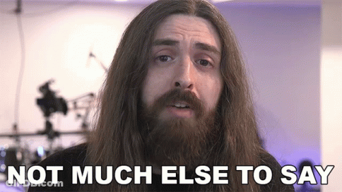 Nothing Much Else To Say Samus Paulicelli GIF