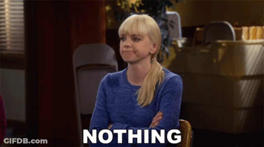 Nothing No Anna Faris GIF