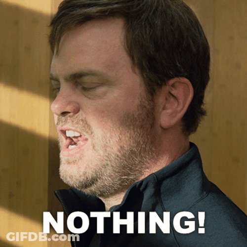 Nothing Saying Rainn Wilson GIF