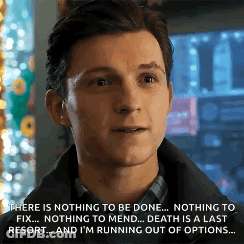 Nothing To Fix Or Mend Death Last Resort GIF