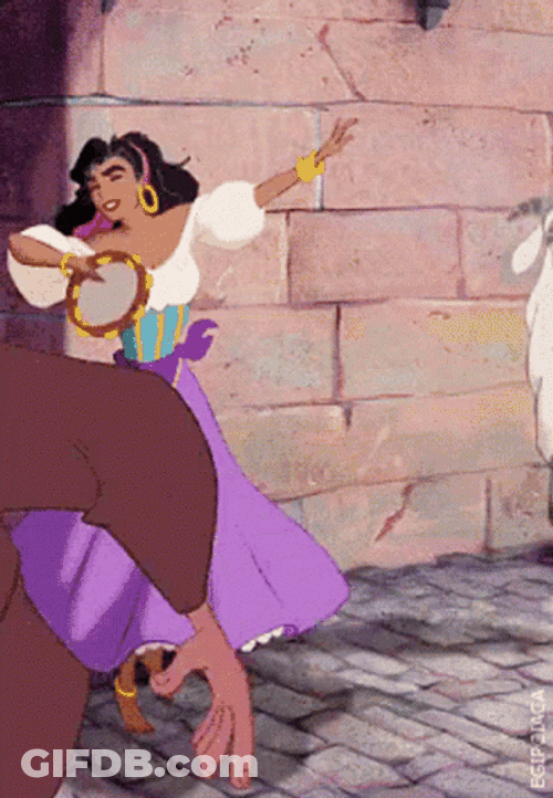 Notre Dame Sing And Dance Esmeralda GIF