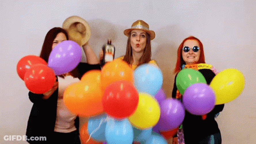 Novy Balonky Birthday Party Balloons GIF