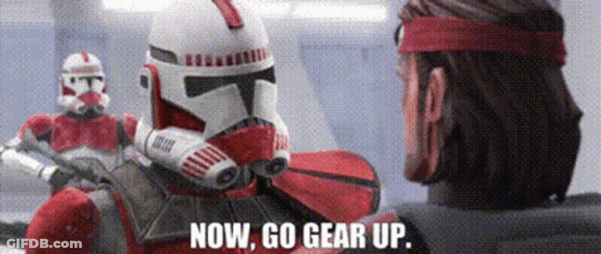 Now Go Gear Up Coruscant Guard GIF