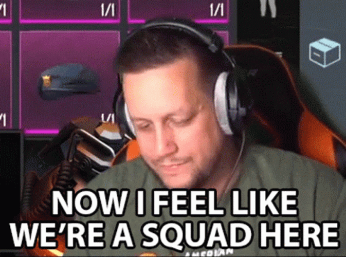 Now I Feel Like Were A Squad Here GIF