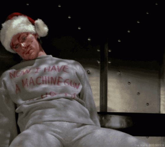 Now I Have A Machine Gun Die Hard GIF