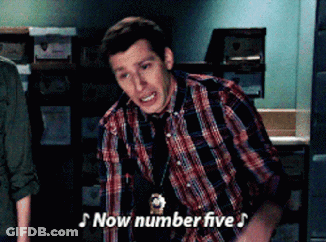 Now Number 5 Singing GIF
