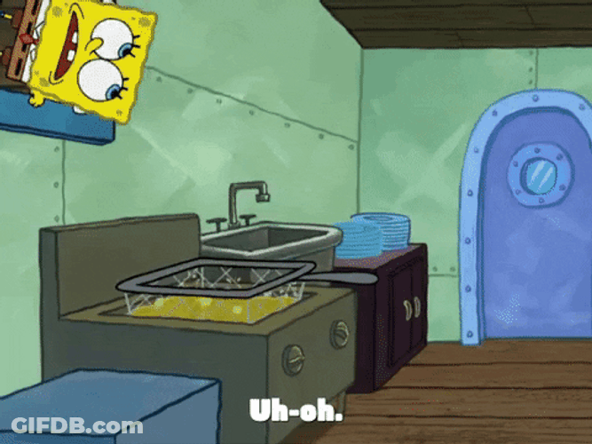 Now What Spongebob Tsk Tsk Krusty Krab GIF