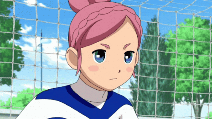 Nozaki Sakura Avoiding Soccer Ball GIF