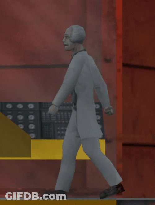 Npc Half Life Game Character Walking GIF