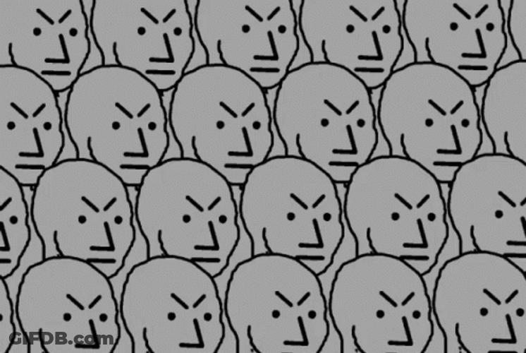 Npc Non Player Character Army Twitched Brows GIF