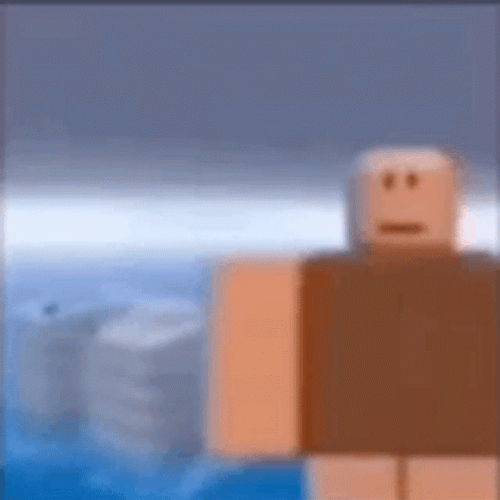 Npc Roblox Character Flipping Over Background GIF