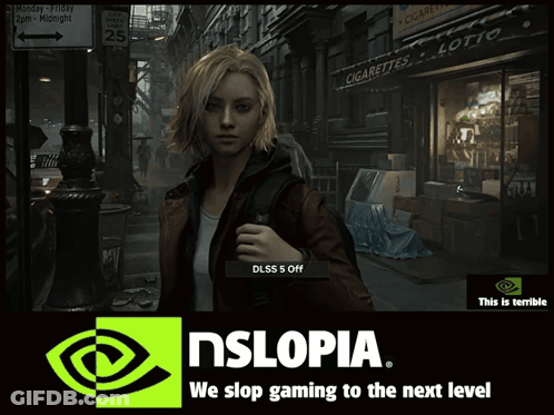 Nstopia Ad Woman Walking Down Street GIF