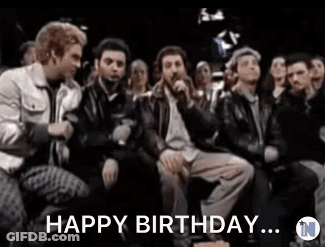Nsync Boy Band Singing Happy Birthday Mike GIF