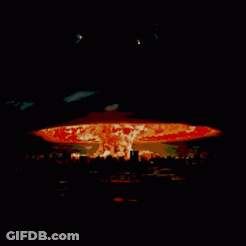 Nuclear Bomb Explosion Glitch GIF
