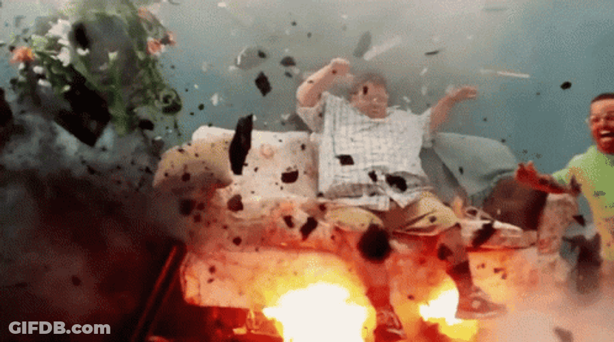 Nuclear Bomb Explosion Slow Motion GIF