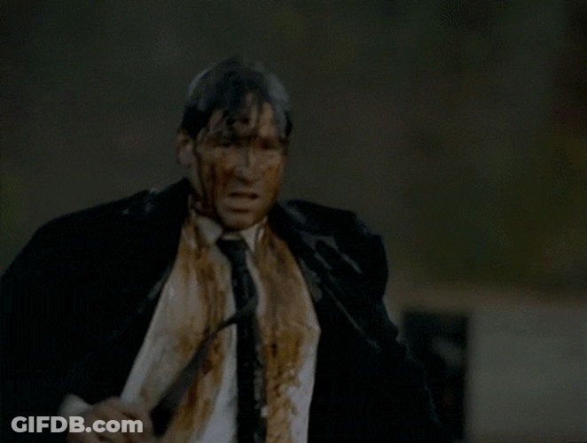 Nuclear Bomb Man Running Away GIF