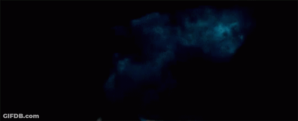 Nuclear Bomb Night Sky Explosion GIF