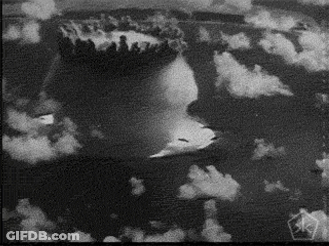 Nuclear Explosion Atomic Bomb War GIF