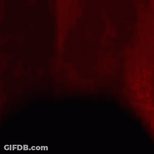 Nuclear Explosion Cartoon Red Background GIF