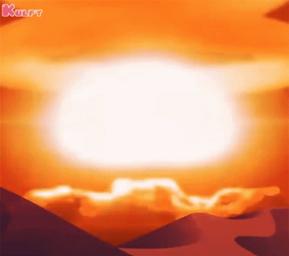 Nuclear Explosion Earthquake Fire GIF