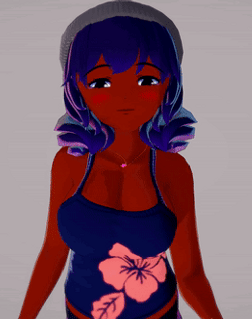 Nuh Uh Dark Brown Girl GIF