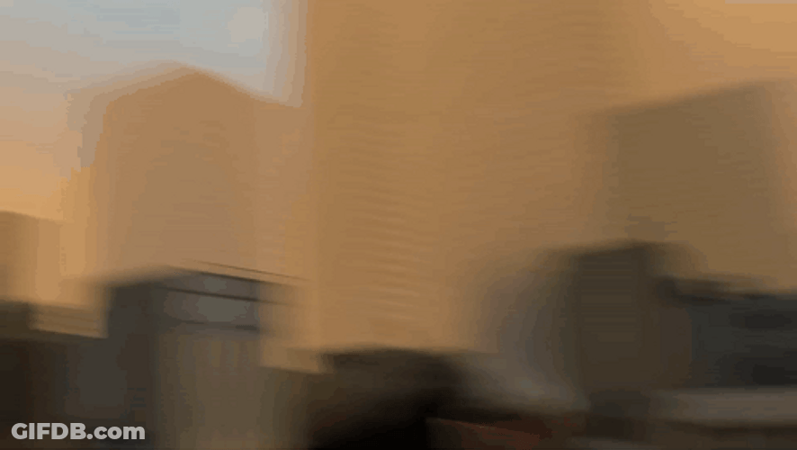 Nuh Uh Flying Black Machine Warrior Lands GIF