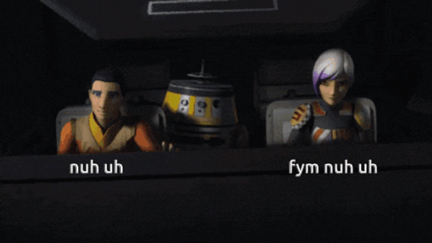 Nuh Uh Fym Nuh Uh GIF