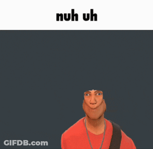 Nuh Uh Man Finger Shake GIF