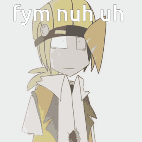 Nuh Uh Surprised Yellow Cartoon Boy GIF