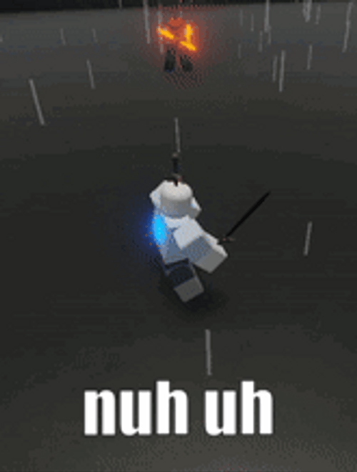 Nuh Uh White Lego Warrior Fight GIF
