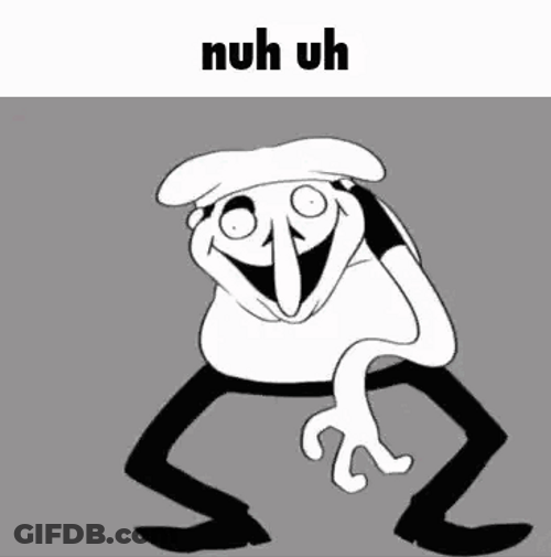 Nuh Uhh Uh Fake Peppino GIF