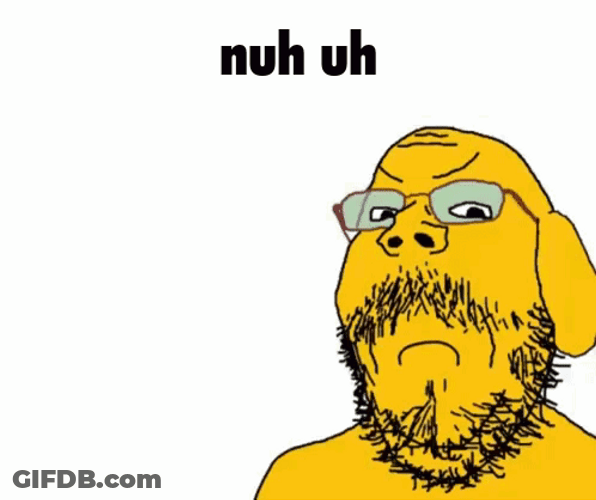Nuh UhhNerdjak Wojak GIF