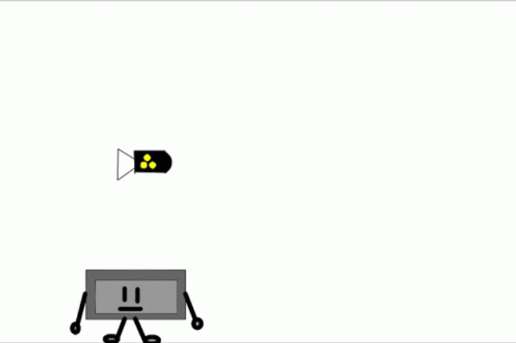 Nuke It From Orbit BFDI Robot GIF