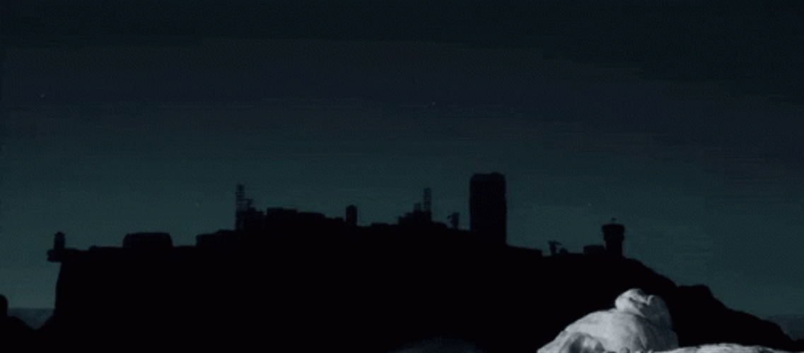 Nuke It From Orbit Night Explosion GIF