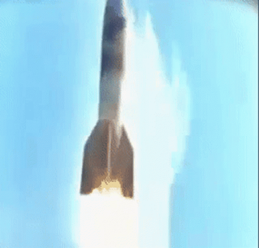 Nuke It From Orbit Rocket Ship GIF