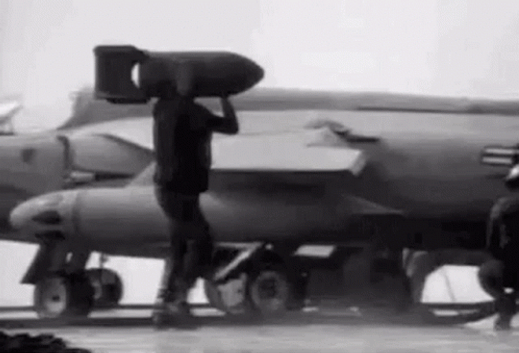 Nuke Rocket Heads Bumping GIF