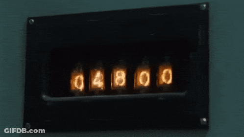 Number 04800 Displayed On Clock GIF