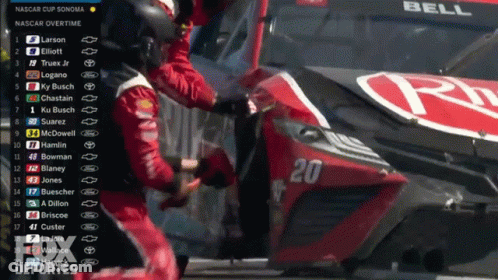 Number 20 On Race Car GIF