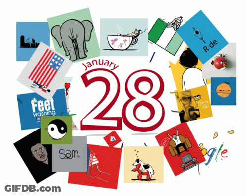 Number 28 Collage GIF