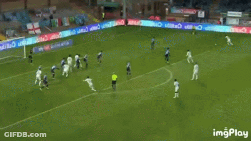 Number 6 On Soccer Player Back GIF