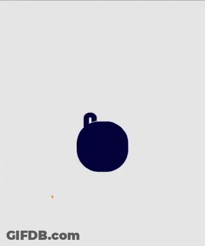 Number 6 Surrounded By Triangles And Lines GIF