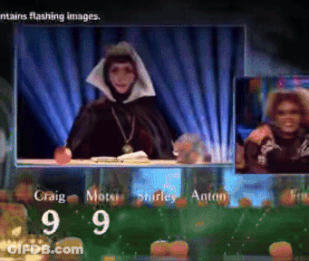 Number 9 On Screen With Woman GIF
