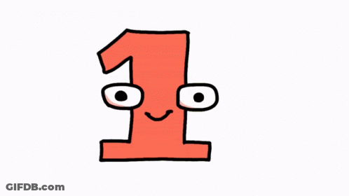 Number Four Cartoon GIF