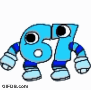 Number Sixty Seven Cartoon GIF