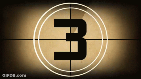 Number Three In Circle GIF