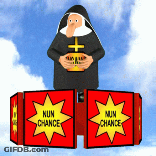 Nun On Nun Chance Box GIF