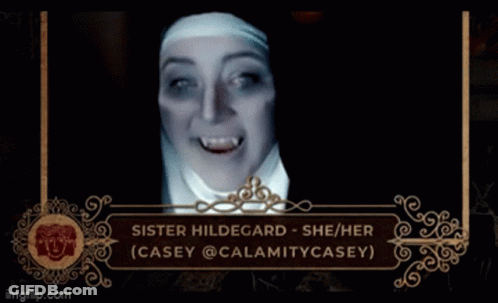 Nun Saying I Will Spank You If I Have To GIF