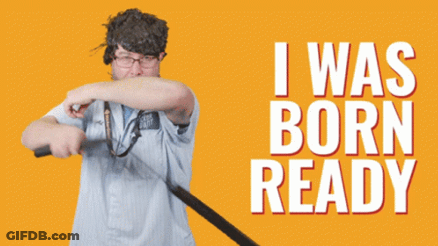 Nunchucks Guy Born Ready GIF