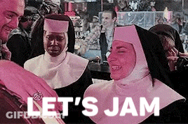Nuns Let's Jam GIF