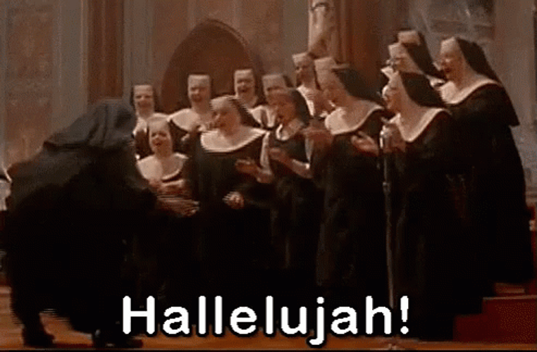 Nuns Singing Hallelujah Meme GIF
